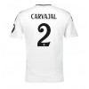 Real Madrid Daniel Carvajal #2 Hjemmedrakt 2024-25 Kortermet